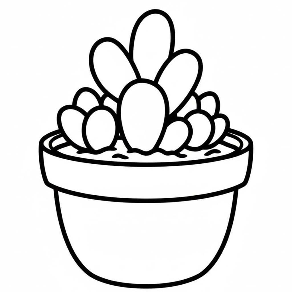 Bloempot gratis eenvoudig