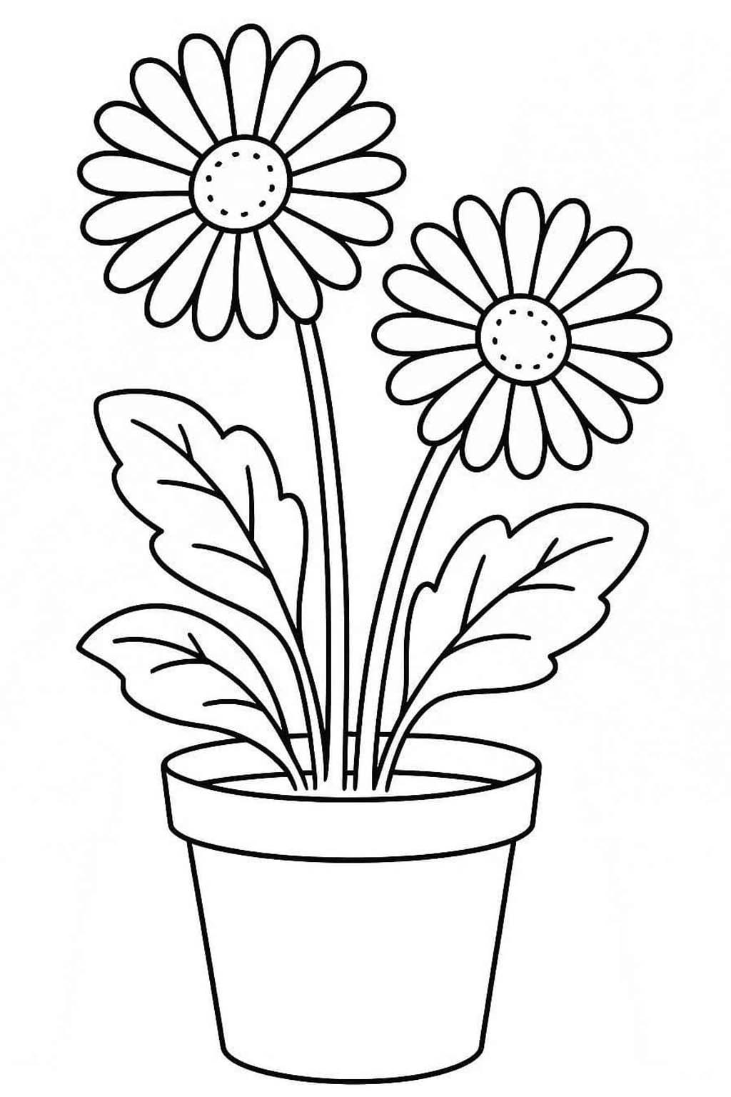 Bloempot gratis voor kinderen