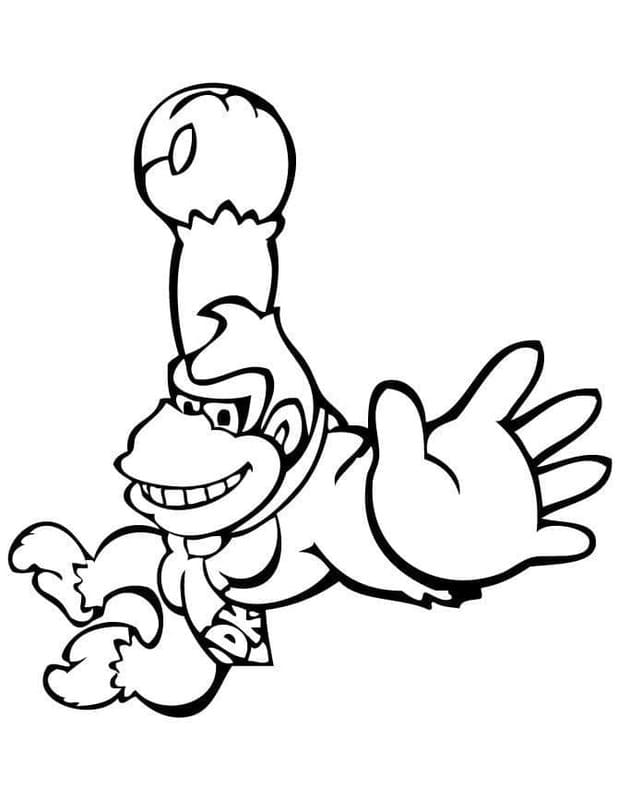 Donkey Kong gratis afdrukbaar eenvoudig
