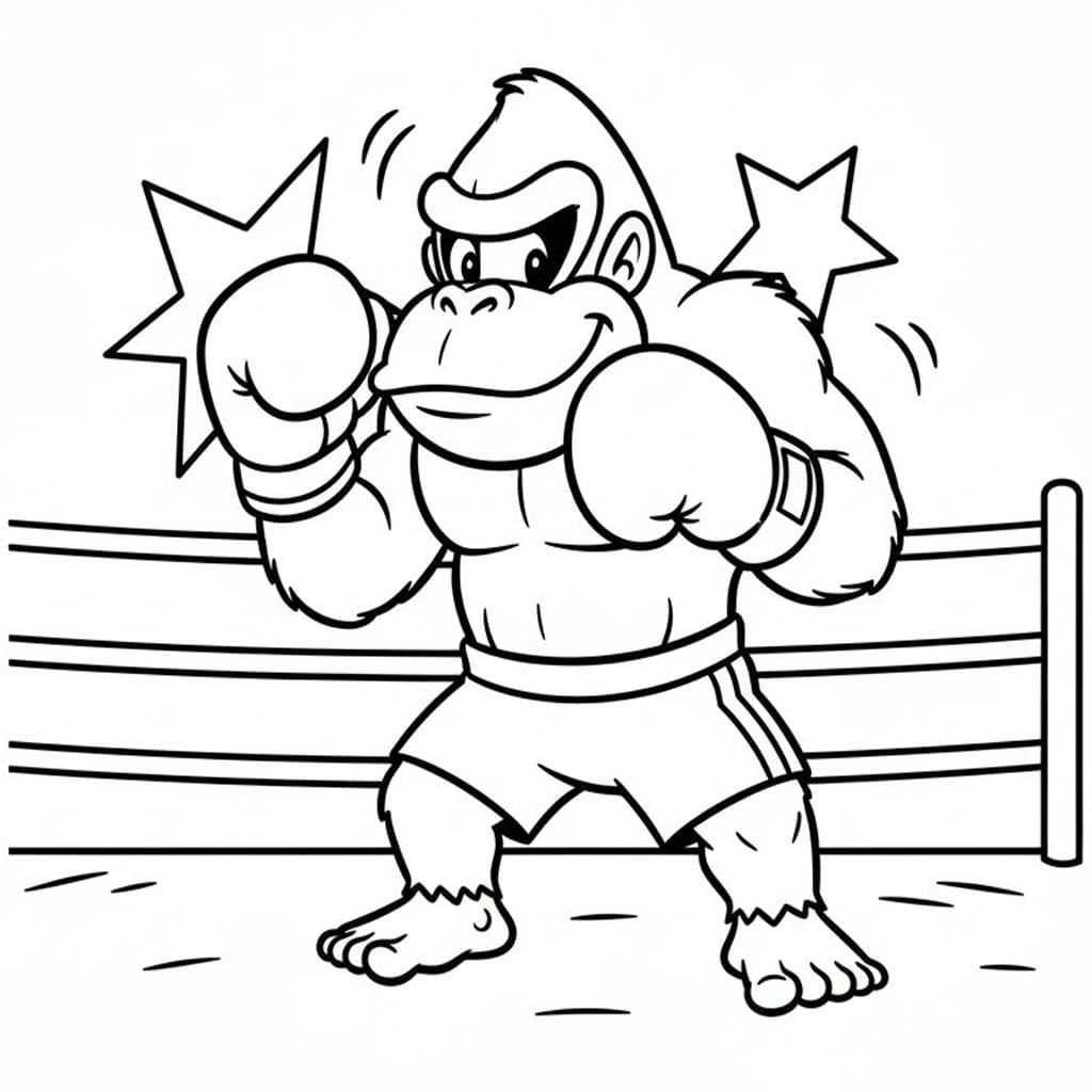 Donkey Kong gratis afdrukbaar