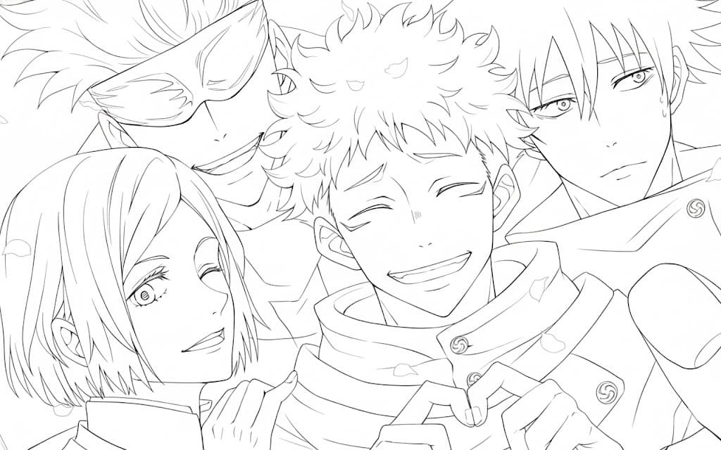 Jujutsu Kaisen afdrukbaar