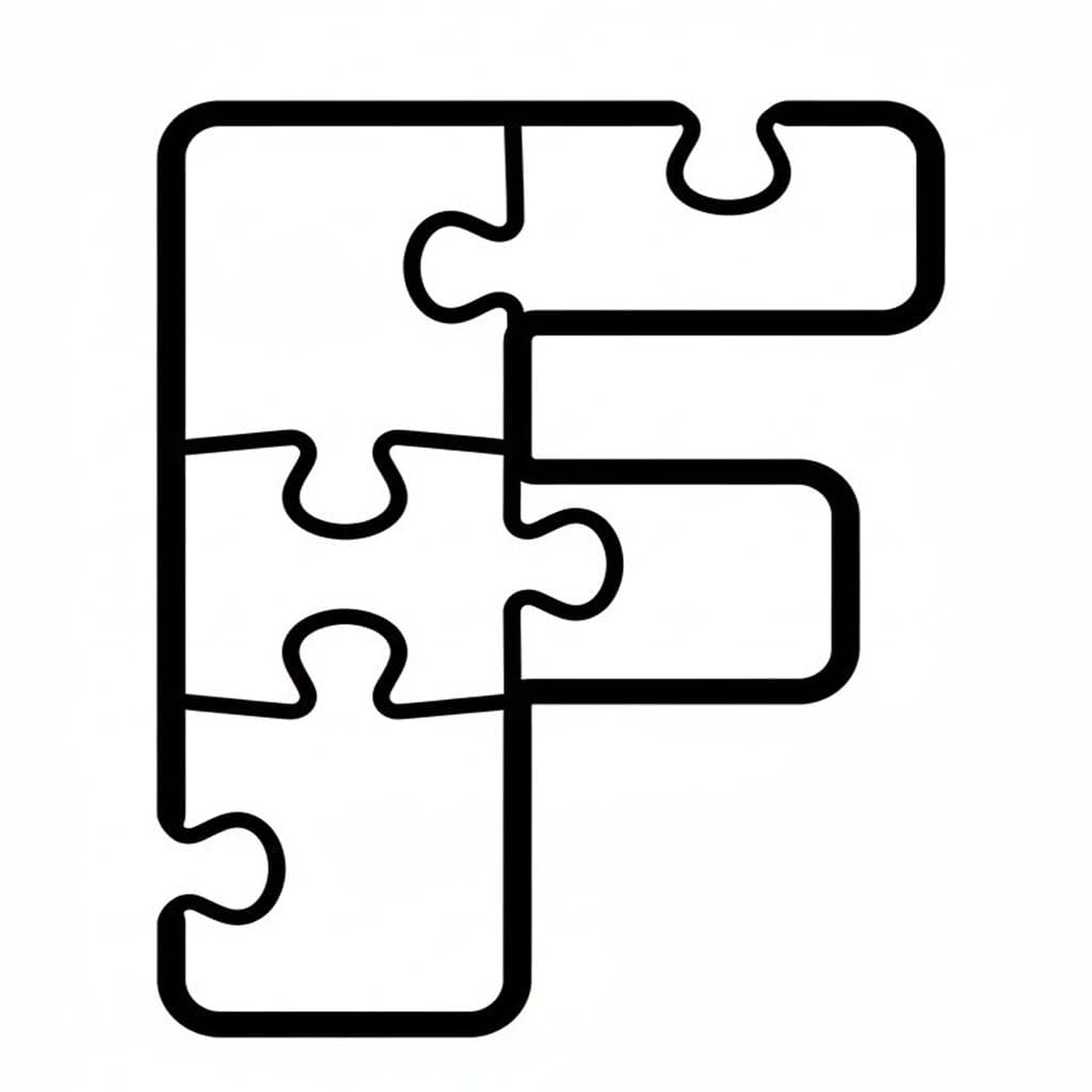 Letter F gratis