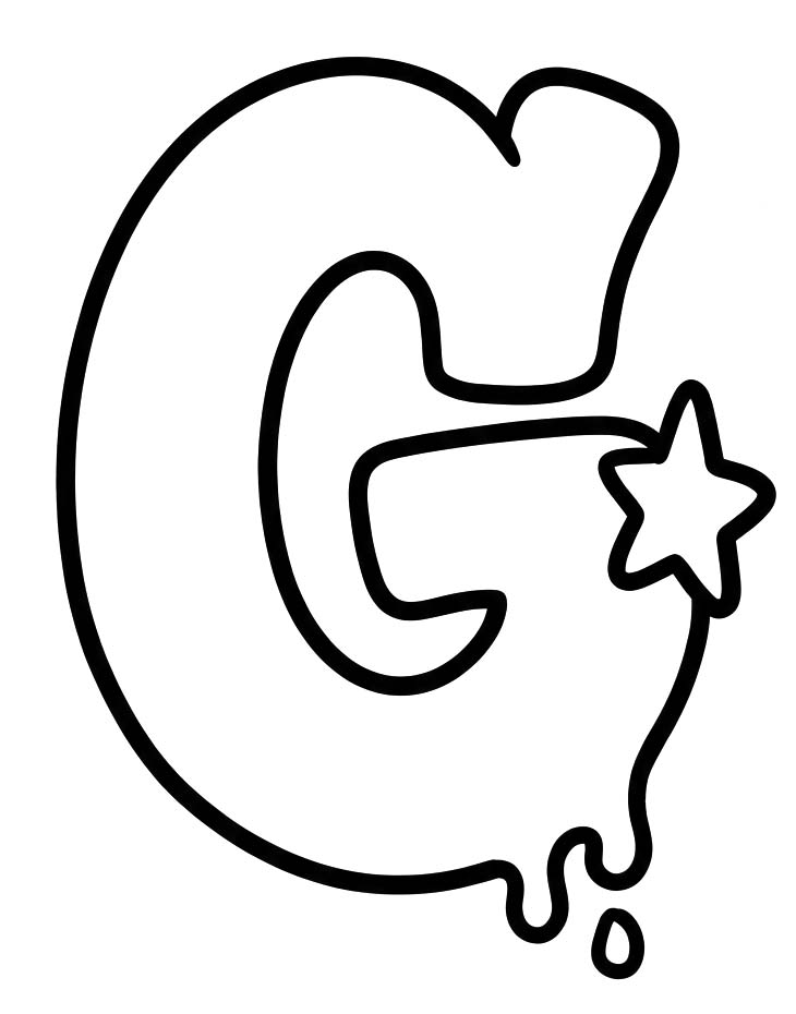 Letter G gratis