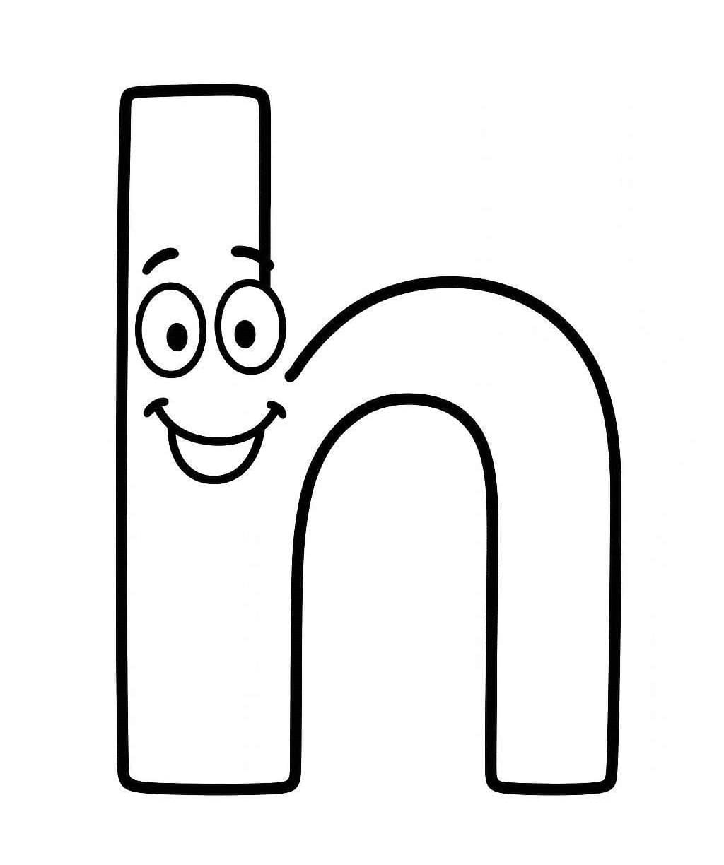 Letter H gratis