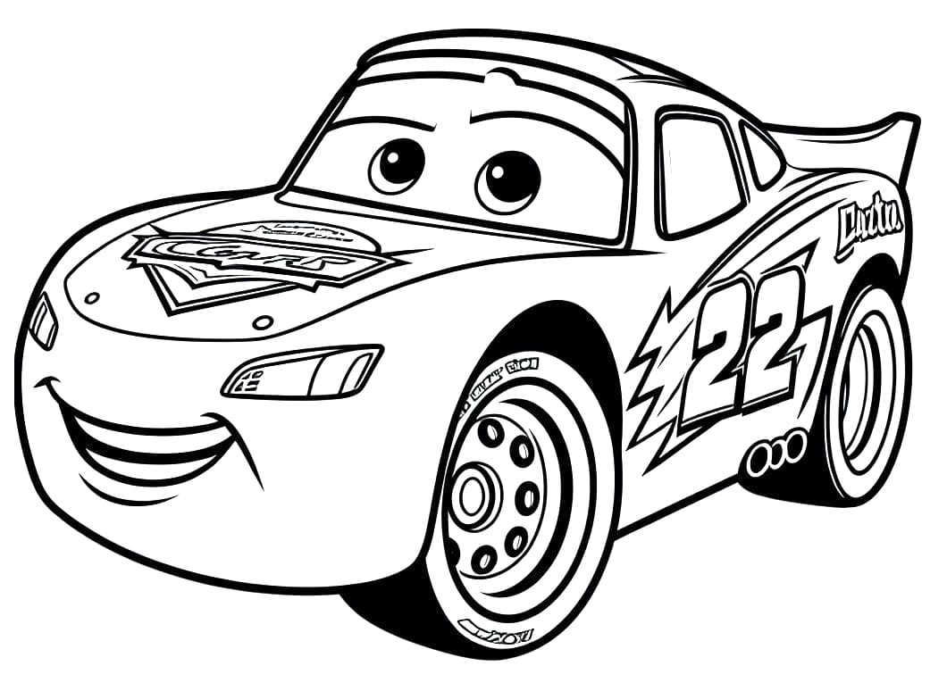 Lightning Mcqueen afdrukbaar