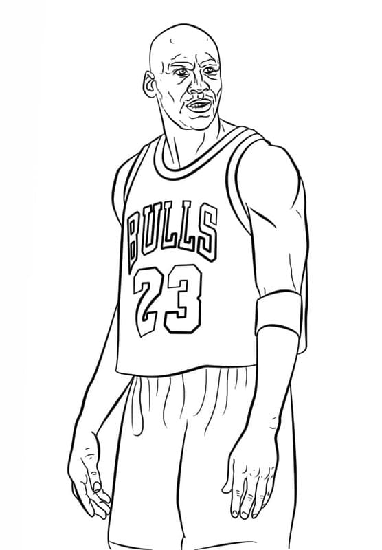 Michael Jordan afdrukbaar