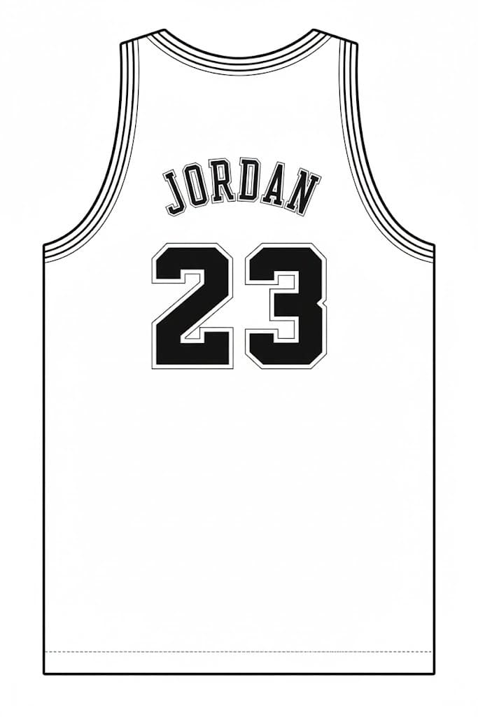 Michael Jordan gratis afdrukbaar