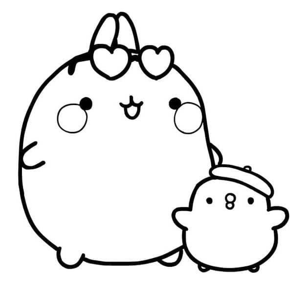 Molang afdrukbaar simpel