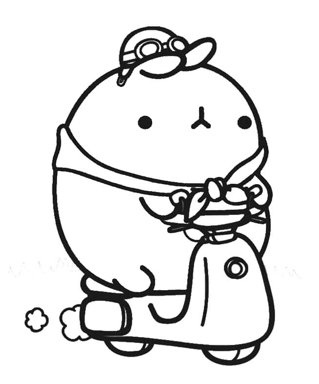 Molang gratis afdrukbaar eenvoudig