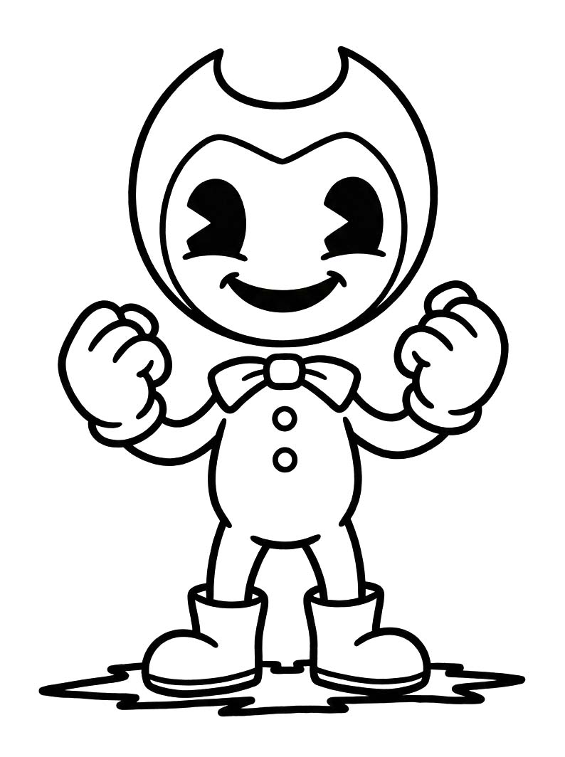Tekenen Bendy afdrukbaar