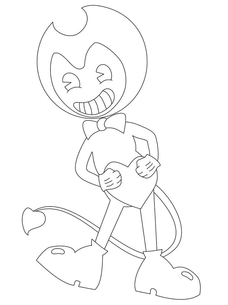 Tekenen Bendy gratis simpel
