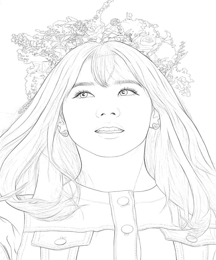 Tekenen Blackpink gratis afdrukbaar simpel
