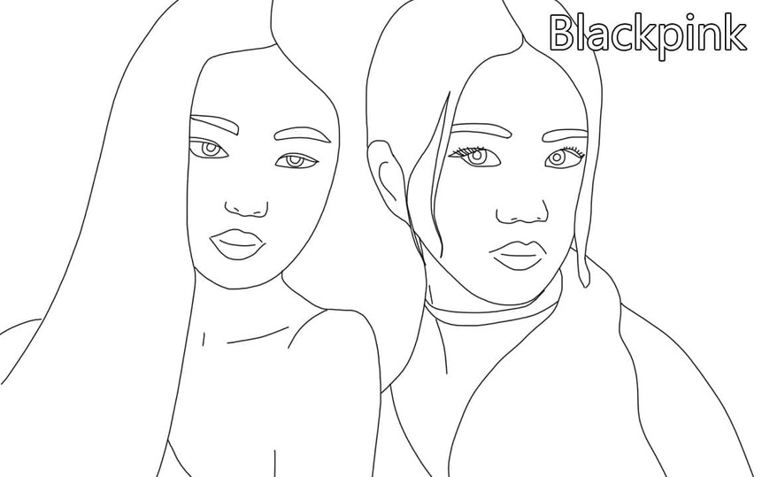 Tekenen Blackpink gratis basis
