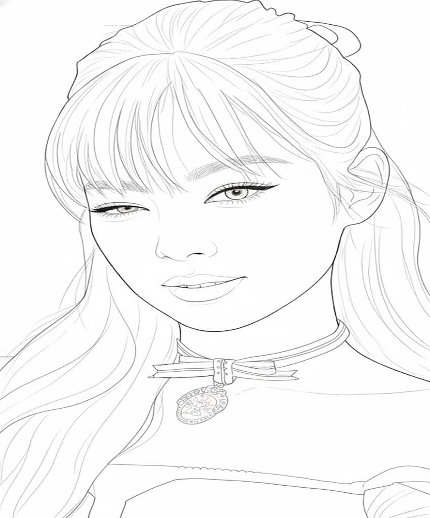 Tekenen Blackpink gratis eenvoudig