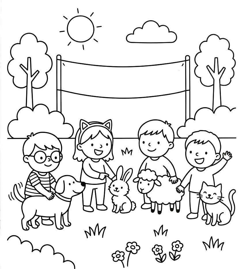 Tekenen Dierendag basis