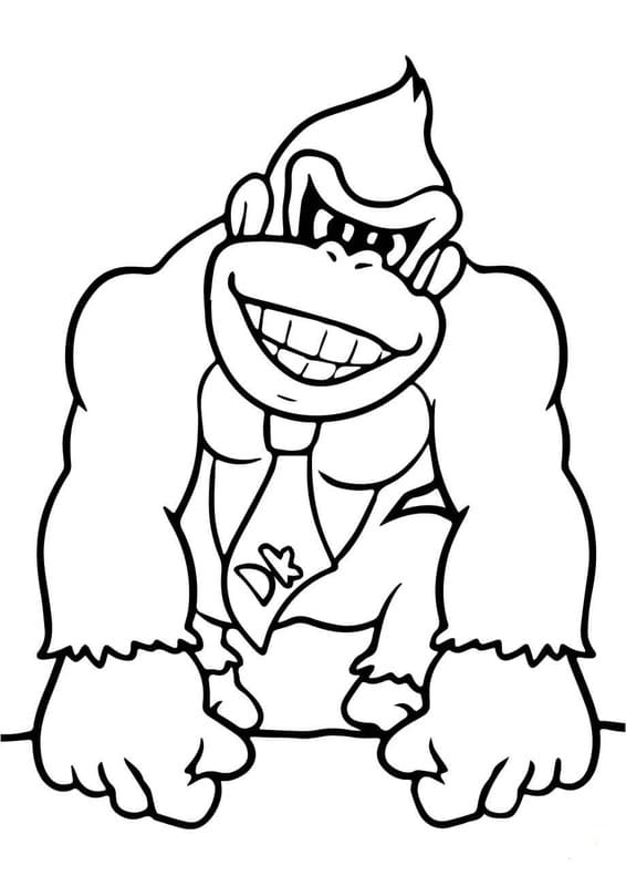 Tekenen Donkey Kong simpel