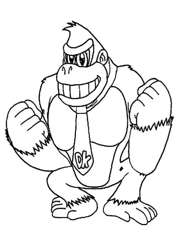 Tekenen Donkey Kong voor kinderen