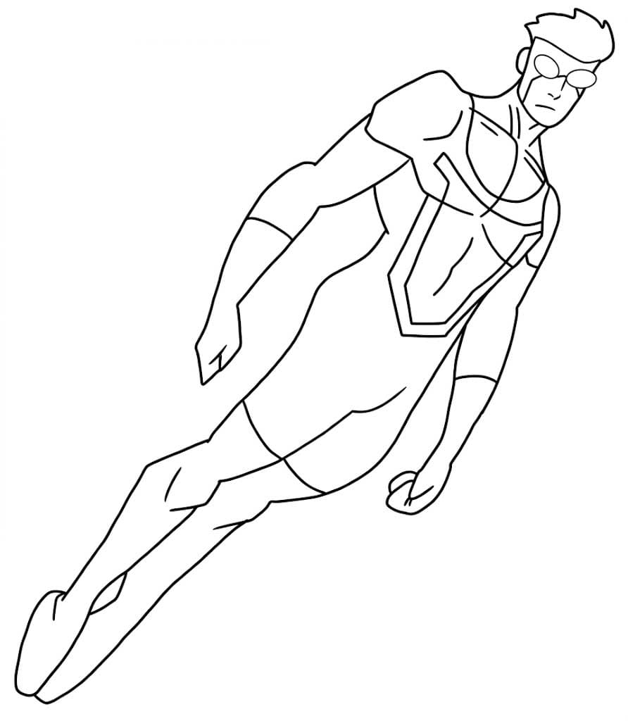 Tekenen Invincible gratis simpel