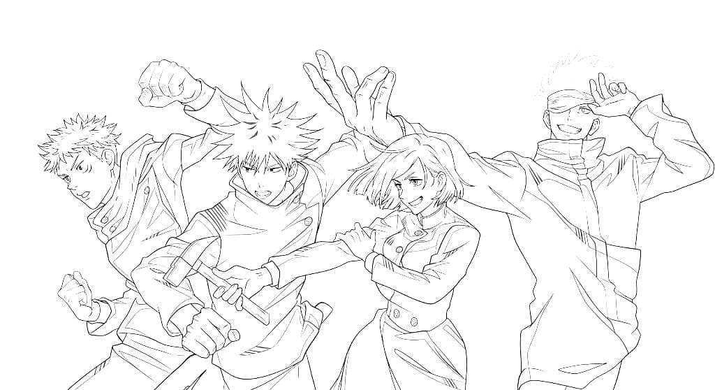 Tekenen Jujutsu Kaisen