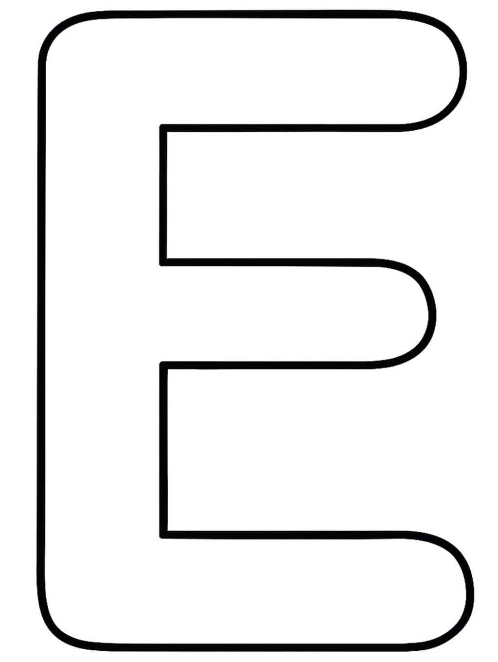 Letter E