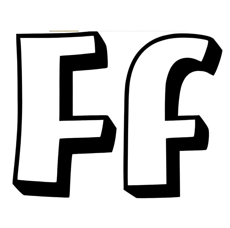 Tekenen Letter F basis