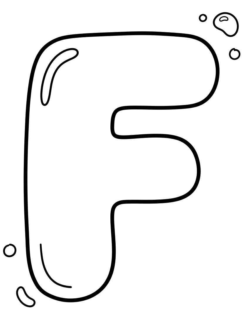 Tekenen Letter F