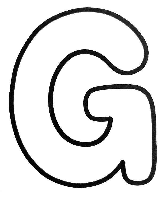Tekenen Letter G basis