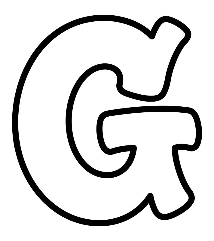 Tekenen Letter G gratis