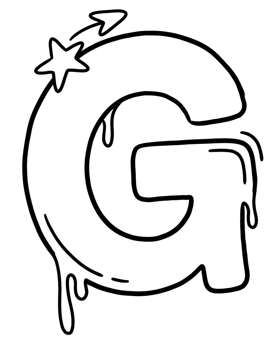 Tekenen Letter G