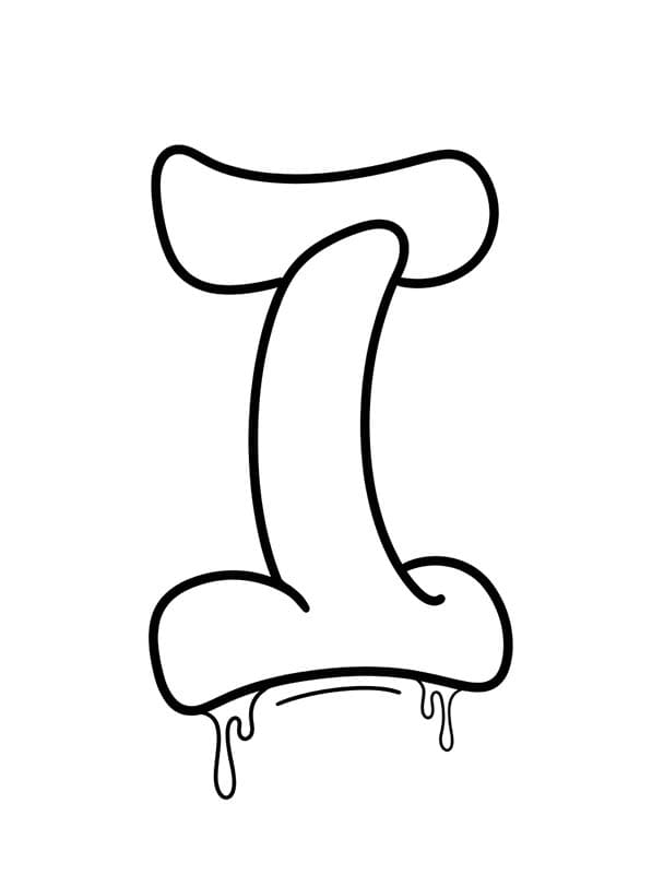 Tekenen Letter I
