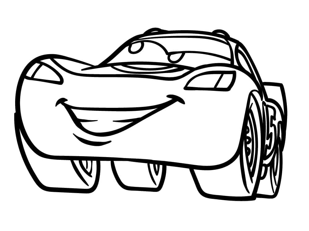 Tekenen Lightning Mcqueen basis