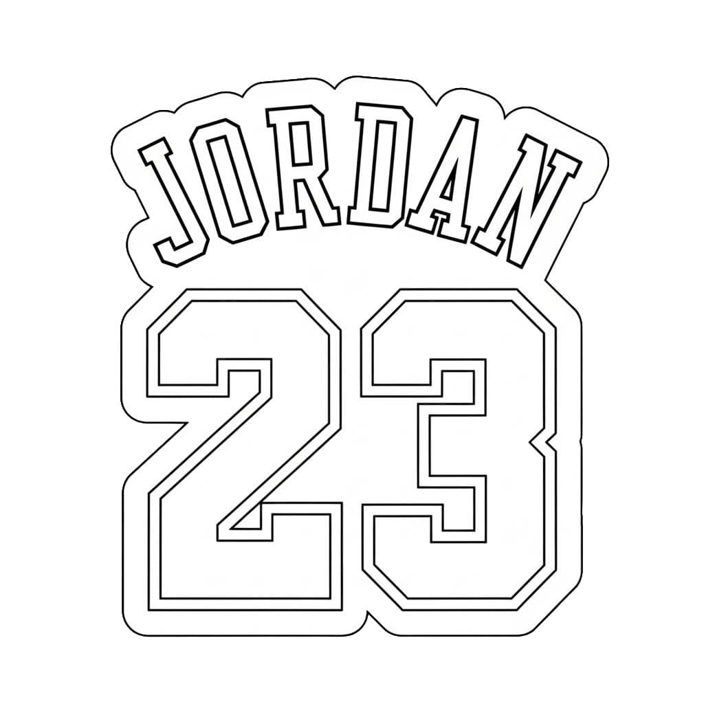 Tekenen Michael Jordan