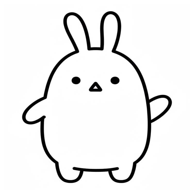 Tekenen Molang gratis