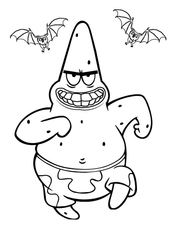 Tekenen Patrick Ster gratis