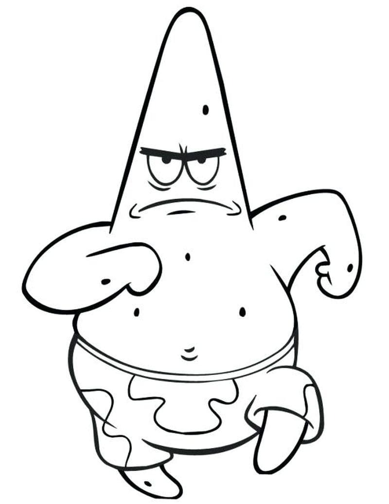 Tekenen Patrick Ster simpel