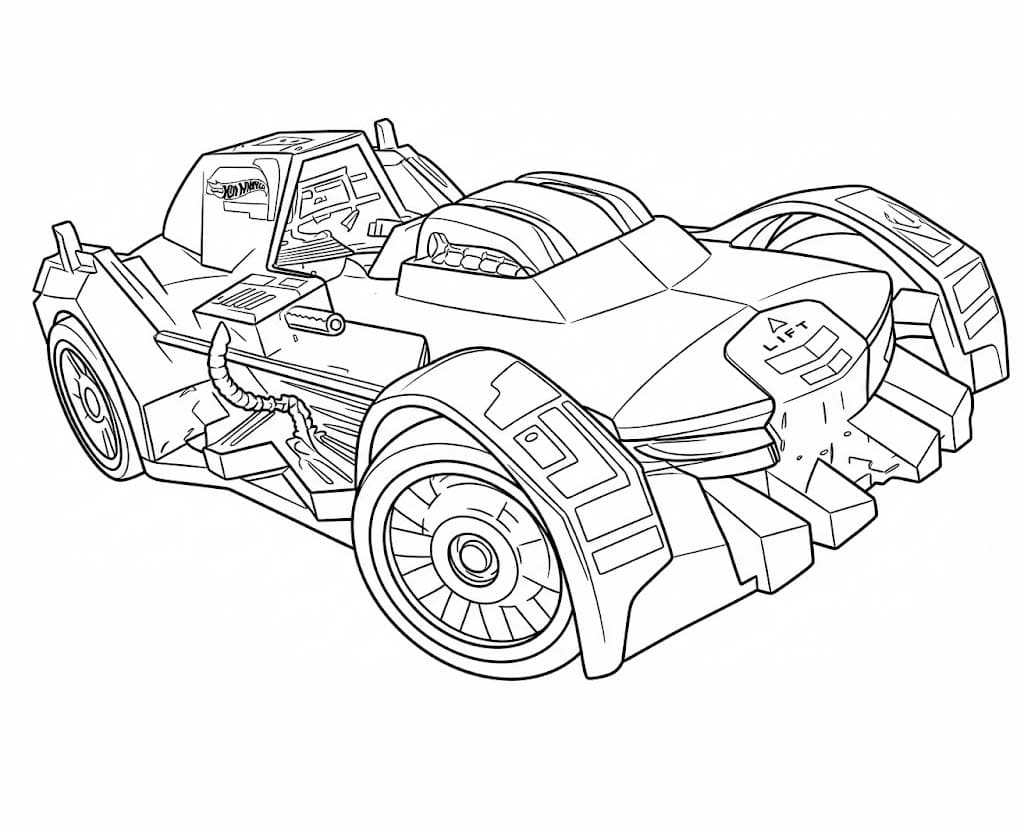 Tekenen Rocket League afdrukbaar simpel