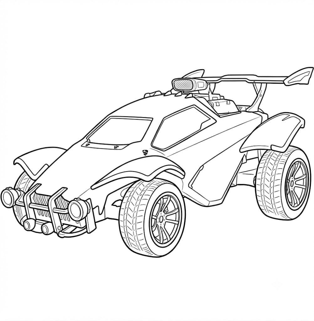 Tekenen Rocket League eenvoudig