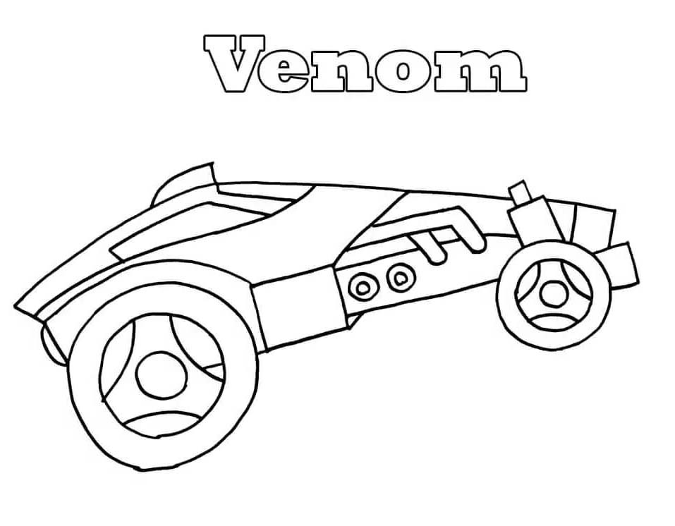 Tekenen Rocket League gratis eenvoudig