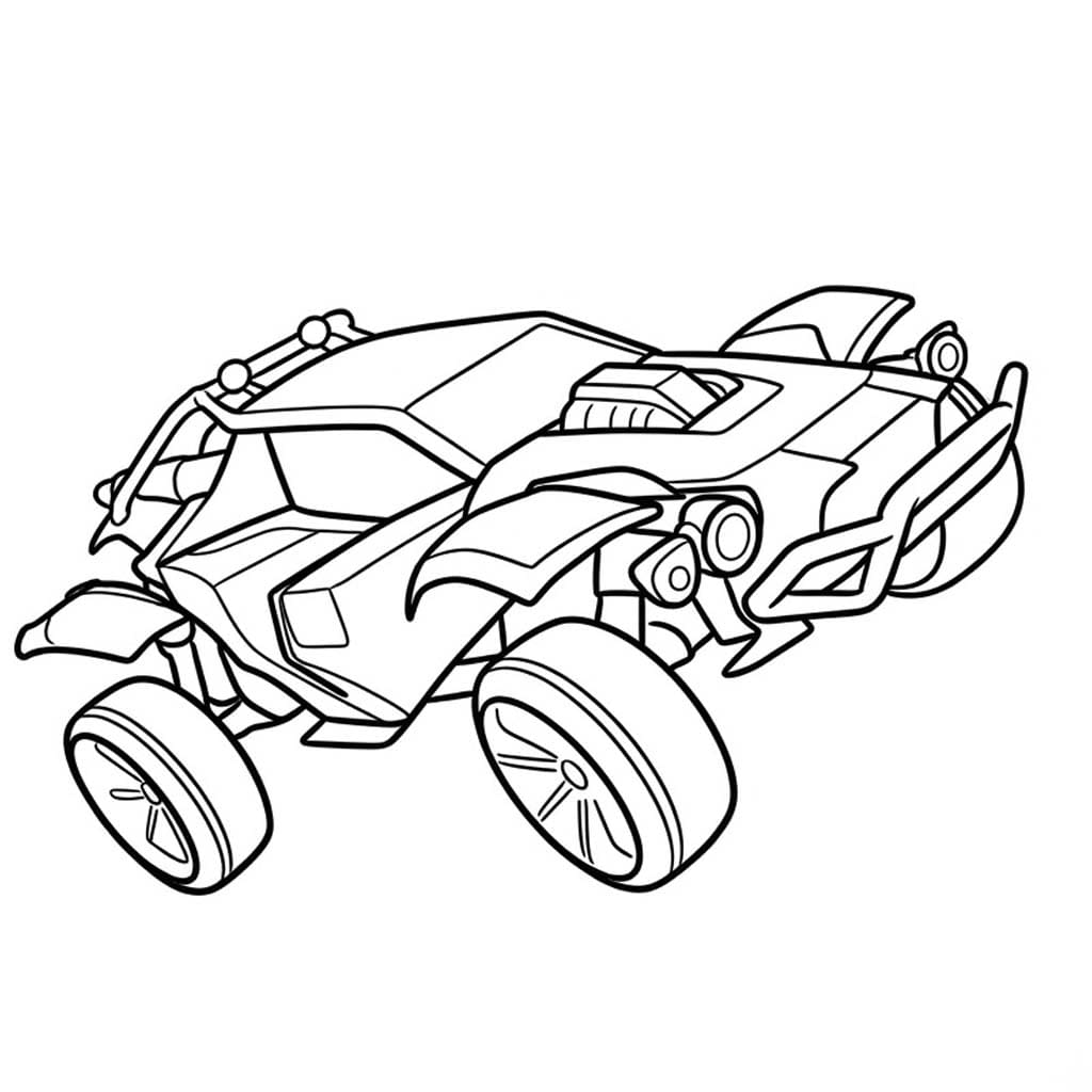 Tekenen Rocket League gratis