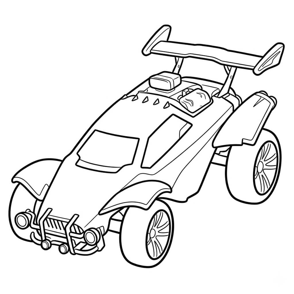 Tekenen Rocket League simpel