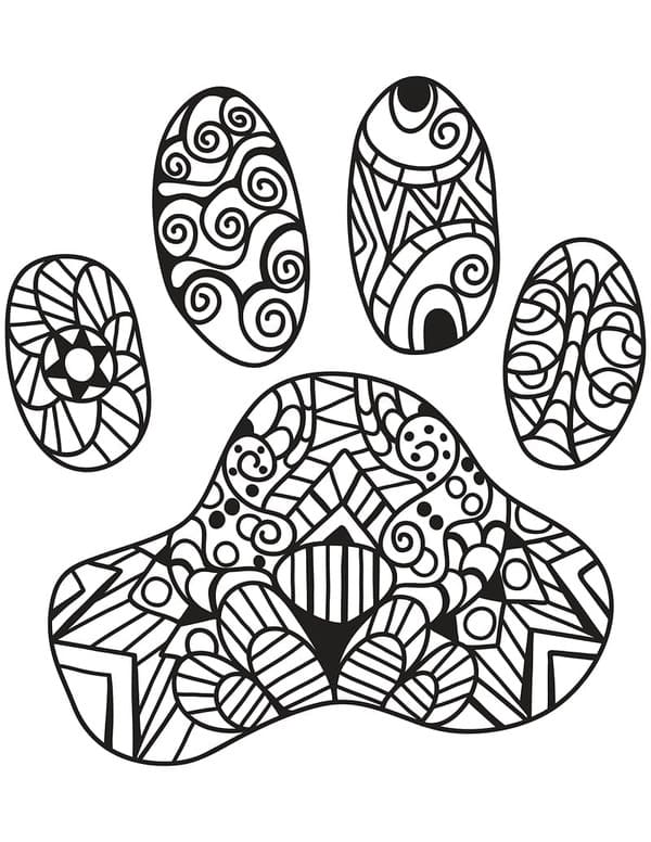 Tekenen Zentangle afdrukbaar basis