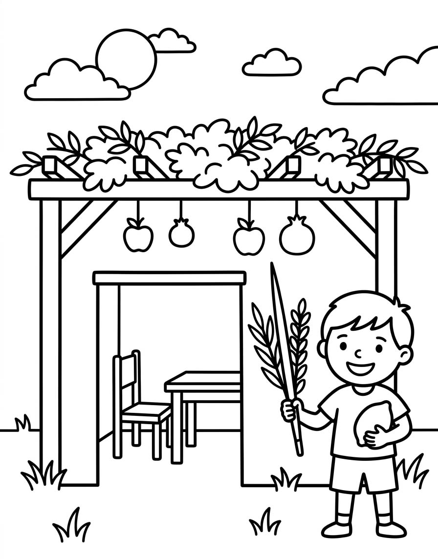 Tekening Soekot gratis basis