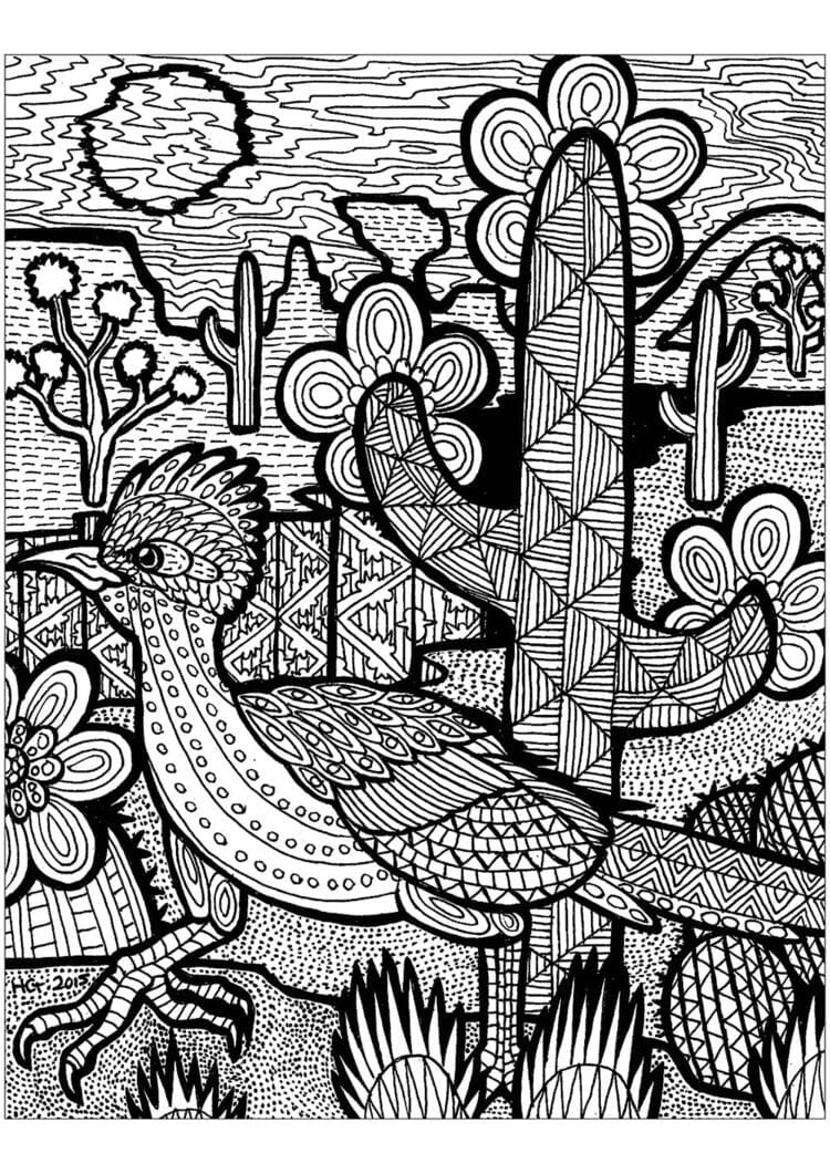 Zentangle afdrukbaar simpel