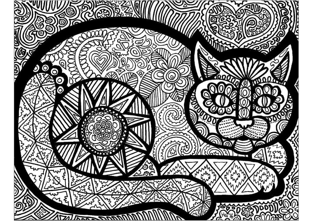 Zentangle gratis afdrukbaar basis