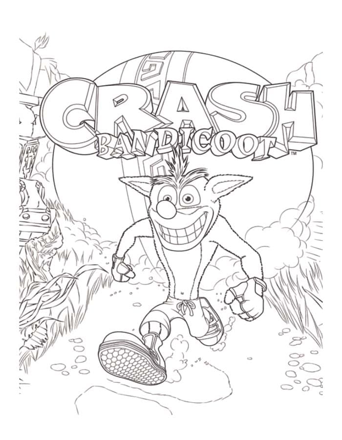 Afbeelding Crash Bandicoot gratis