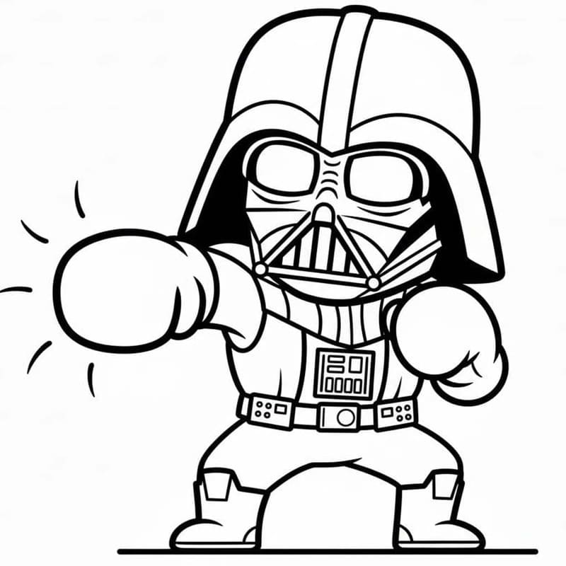 Afbeelding Darth Vader printbaar