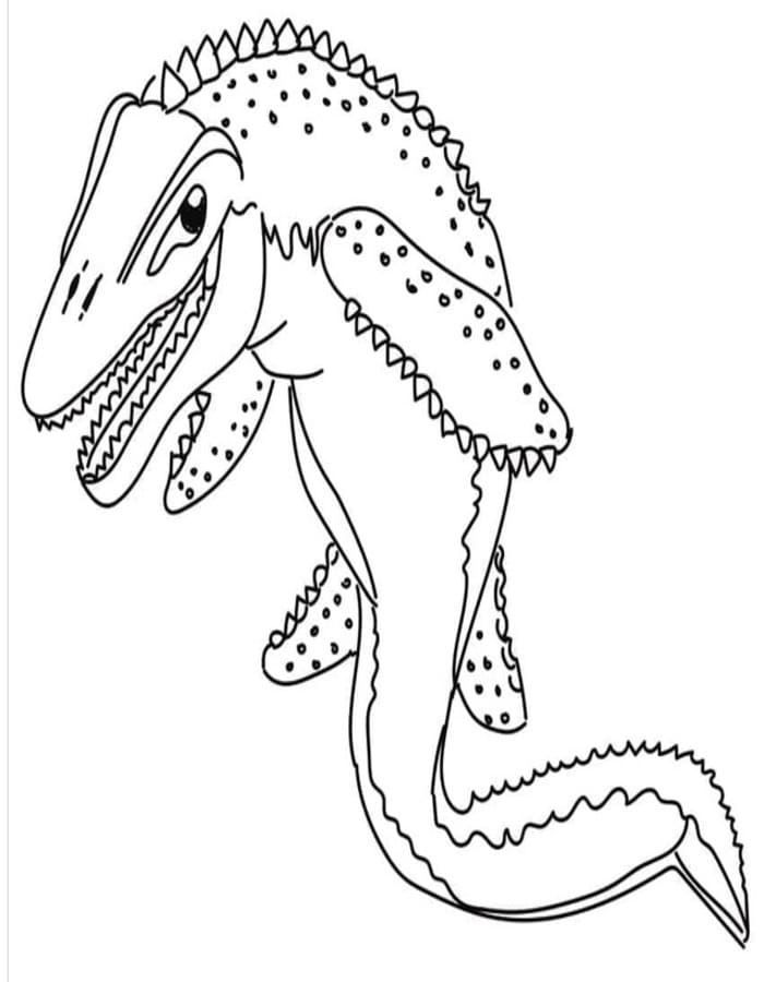 Afbeelding Mosasaurus gratis