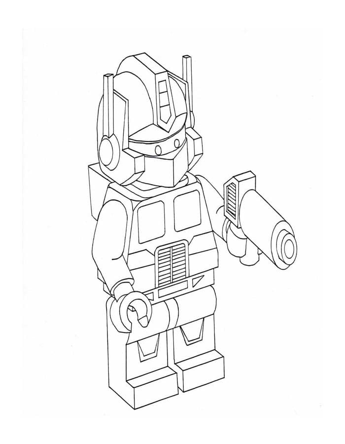 Afbeelding Optimus Prime afdrukbaar