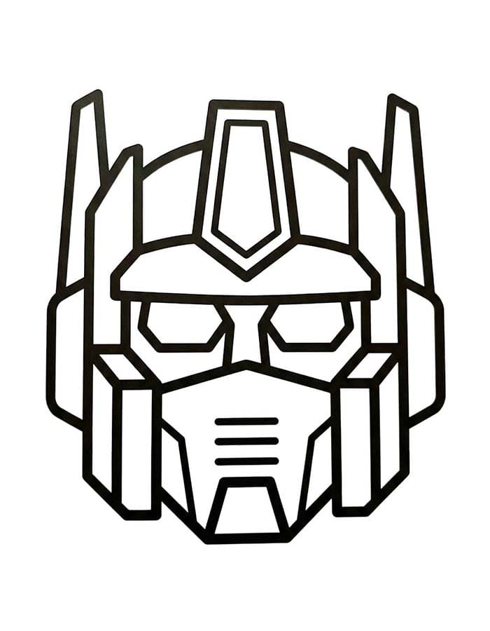 Afbeelding Optimus Prime gratis afdrukbaar