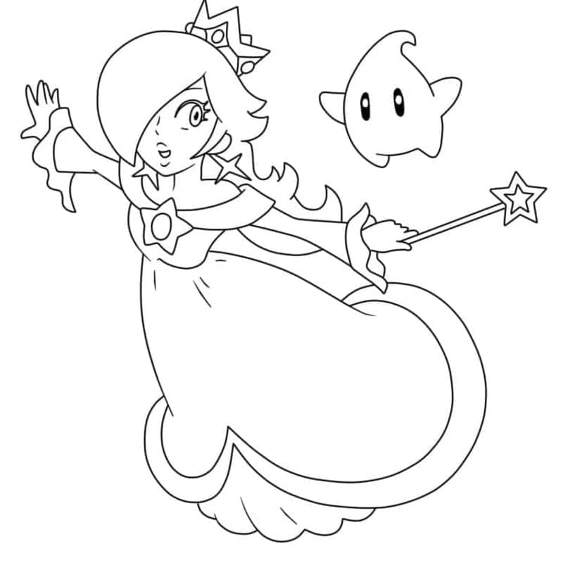 Afbeelding Rosalina afdrukbaar